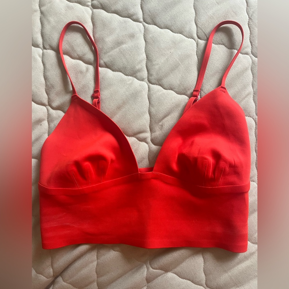 Free People Intimately Red Bralette Size Small